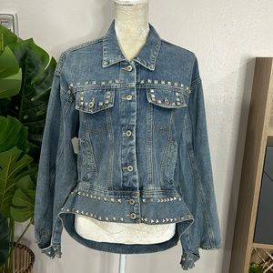 Akira Studded Denim Jacket